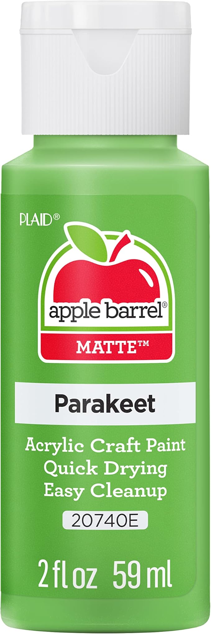 Apple Barrel Acrylic Paint in Assorted Colors (2 oz), 20740, Parakeet