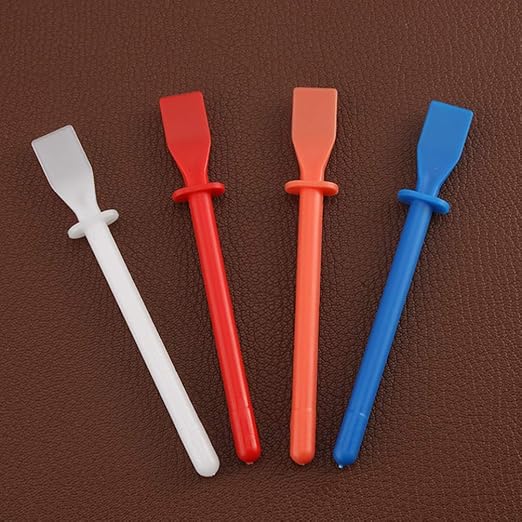 Healifty Tools Repair Kit Silicone Glue Brush 6pcs Glue Smear Sticks Applicator Kit Spreader Handmade Scraping Spreaders Sewing Accessories Flex Silicone Spatula Spatula