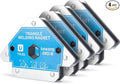110 LB Welding Magnets Clamp Sets-4 Pieces of Magnetic Welding Holder 110 LBS Holding Power Welder Tools and Accessories