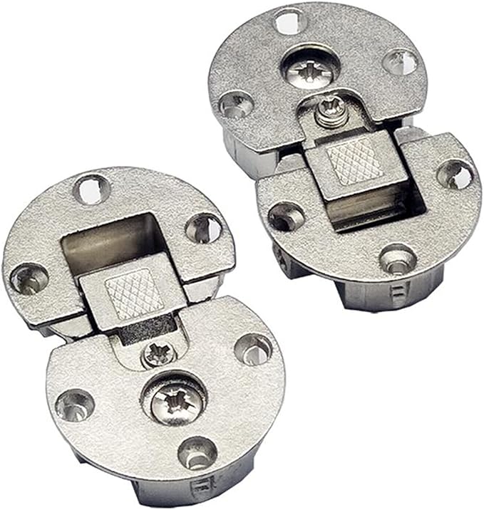 WANLIAN(2 Pieces)-90 Degree Page Turning axis Adjustable Cabinet Door Concealed Hinge Special Table Drop Down Hinge Flush Hinge