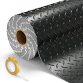 8.2x20 FT Garage Floor Mat, 2.8mm Thickened Garage Flooring Heavy Duty Rubber Garage Floor Mats for Under Car, Diamond Plate Garage Mat for Garage, Workshop, Enclosed Trailer