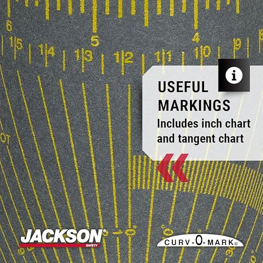Jackson Safety Pipe Measuring Tool - Wrap-A-Round Tape Pipe Fitting Tool (Multiple Sizes and Heat Ratings)