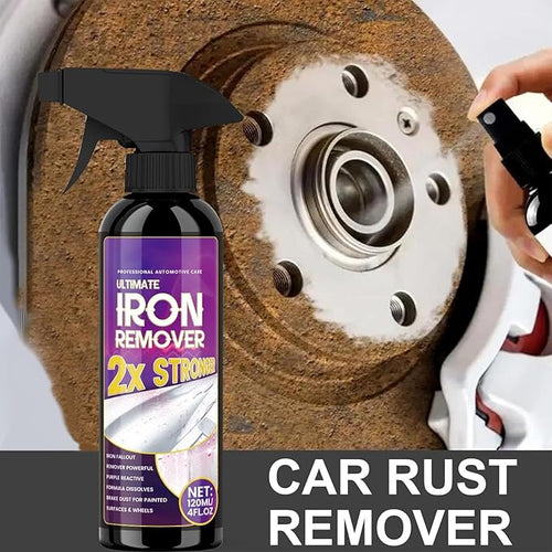 120ml Rust Remover Spray for Metal Car Rust Removal Spray Multipurpose Rusts Stain Remover Iron Removers Cleaner Detailing for Calipers Rv Boat Paint Wheels Exterior