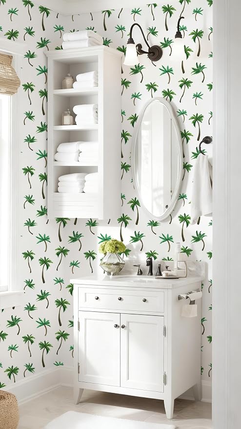 Shelf and Drawer Liner for Kitchen, Table, Bookshelves, Waterproof Cupboard Liners Tree Peel and Stick Wallpaper Self Adhesive Removable Easy Peel Off Stick on Paper 17.3" × 78.7"