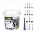 Metal Roofing Screws 10 x 1-1/2 inch, Hex Head Sheet Metal Roof Screw with EPDM Washer for Corrugated Roofing (250Pcs)