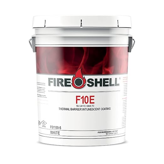 FIRESHELL F10E INTUMESCENT Coating - White 5-Gallon