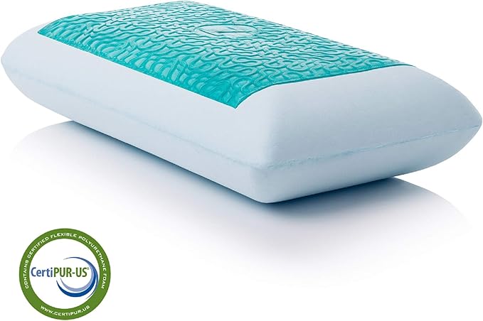 Z Gel-Infused Dough Memory Foam + Z Gel Pillow - Removable Tencel Cover - King - High Loft
