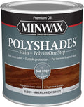 Minwax PolyShades Wood Stain + Polyurethane Finish – Quart, American Chestnut, Gloss
