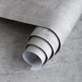 3yecao 16"×591" 3D Grey Concrete Wallpaper Peel and Stick Large Size Light Grey Concrete Cement Contact Paper Vinyl Stained Matte Textured Self Adhesive Gray Wallpaper for Bedroom Bathroom Basement