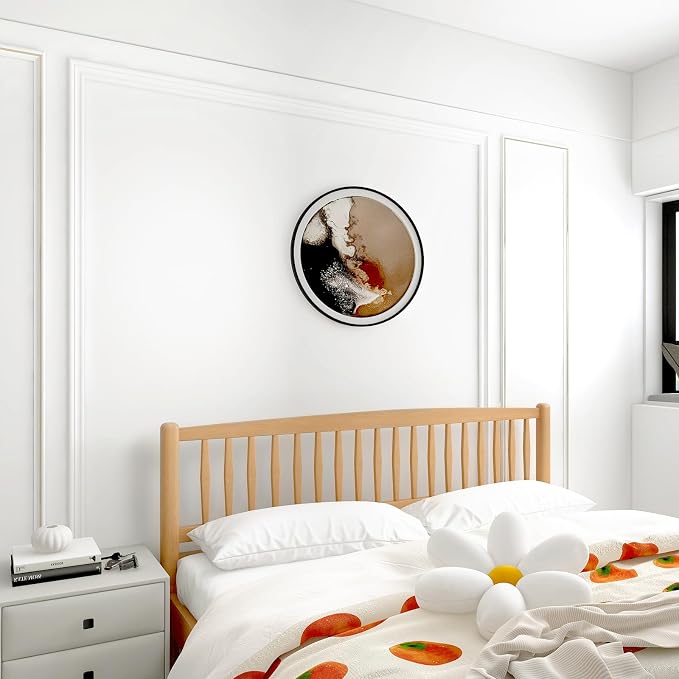 White Contact Paper 15.7'' x 393.7'' White Peel and Stick Wallpaper | Removable Self-Adhesive Thicken Wall Paper for Bedroom Walls, Desks, Tables, Countertops