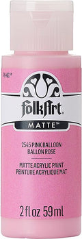 FolkArt Acrylic Paint in Assorted Colors (2 oz), 2545, Pink Balloon