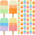Mooliwe 48 Pcs Ice Cream Sidewalk Chalk Set Multicolor Party Favors Bulk Washable Safe Outdoor Chalk for Kids Adults Fun Summer Playground Outdoor Activities Painting on Chalkboard Blackboard