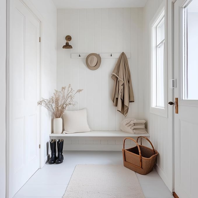 EVOLVE Paint & Primer: Environment-friendly, Low Sheen with One-coat Coverage for Interior & Exterior surfaces (Cloud White, 5-Gallon)