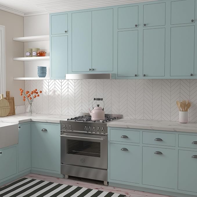 Blue Wallpaper Haze Blue Peel and Stick Wallpaper HazeBlue Contact Paper for Cabinets and Drawers 17.7"x120" Contact Paper Peel and Stick Solid Color Vinyl Wrap Removable