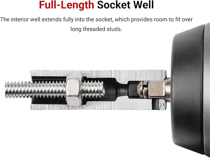 TEKTON 1/2 Inch Drive Impact Socket Set, 45-Piece | SID92404 | (5/16 - 1-1/4 in., 8 - 32 mm), Deep, 6-Point, Case