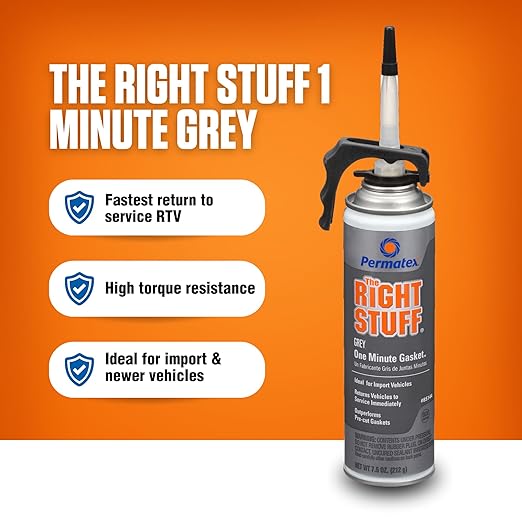 Permatex 85144 The Right Stuff Grey Gasket Maker, 7.5 oz.