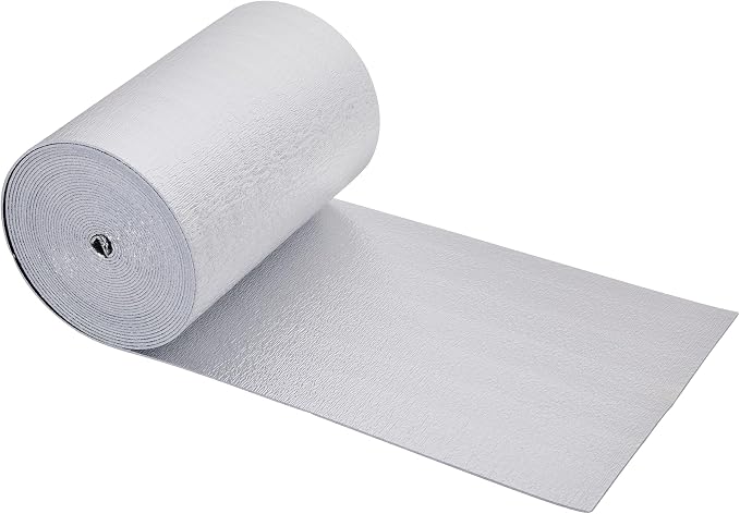 INSULATION MARKETPLACE SmartSHIELD -3mm 16inx50Ft ReflectiveINSULATION roll, Foam Core Radiant Barrier, ThermalINSULATION Shield - Engineered Foil