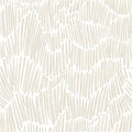 Theper Beige Peel and Stick Wallpaper Boho Contact Paper 17.3"×118" | Striped Modern Wallpaper Removable Self Adhesive Wall Paper for Bedroom Waterproof White and Gold Wallpapers Vinyl