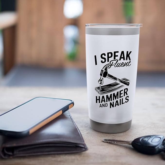 Carpentry Wood - Furniture Woodwork Carpenter Stainless Steel Insulated Tumbler