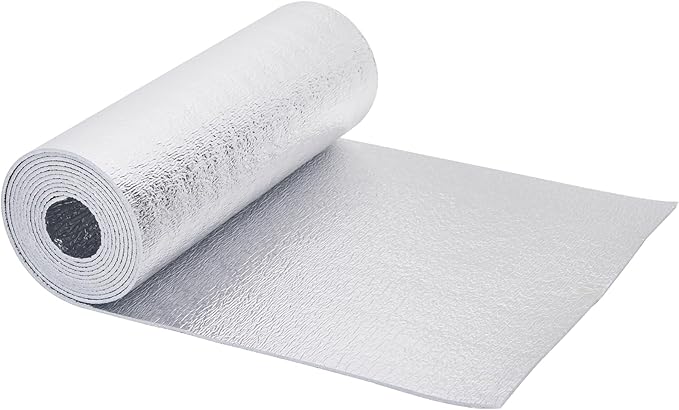 INSULATION MARKETPLACE SmartSHIELD -3mm 24inx10Ft ReflectiveINSULATION Roll, Foam Core Radiant Barrier, ThermalINSULATION Shield - Engineered Foil