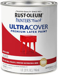 Rust-Oleum 1966502 Painter's Touch Brush Acrylic Latex Paint, 1 Quarts (Pack of 1), Gloss Apple Red, (Pack of 1)