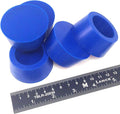 High Temp Masking Supply 1-7/8" x 2-3/16" Silicone Rubber Plug - Hollow Tapered Stopper for Powder Coating, Painting, Automotive, TIG Weld Back Purge - Non-Toxic, Flexible, Reusable HTP11 (5 Pack)