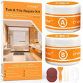 Tub Repair kit White, Enamel, Fiberglass, Ceramic, Tub Tile Toilet Shower Kit,Porcelain Sink chip Filler Acrylic Bathtub Repair Kit for Cracks Chips Dents Holes Scratches Patch and Repairs Chips