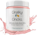 Chalky Chicks 16 Fl Oz Matte Sweet 16 Pink Chalk Paint for Furniture Without Sanding - No Prep Furniture Paint No Sanding All in One for Crafts, Wood, Walls, Cabinet, Metal, Dresser, Farmhouse