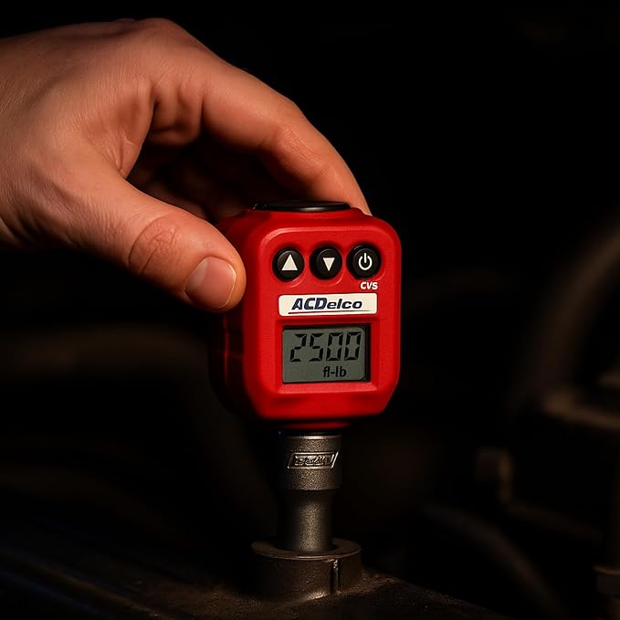 ACDelco 1/2” Digital Torque Adapter (25 to 250 ft-lbs) with Audible, LED Alert ARM602-4A
