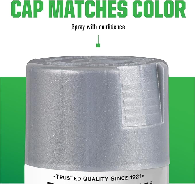 Rust-Oleum 7716830 High Heat Enamel Spray Paint, 12 oz, Silver