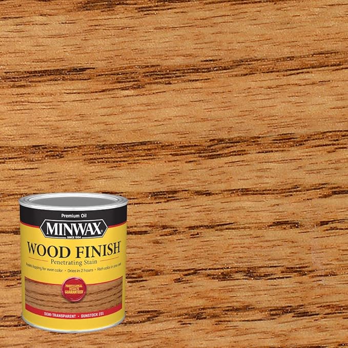 Minwax 700454444 Wood Finish, Gunstock, 1 Quart