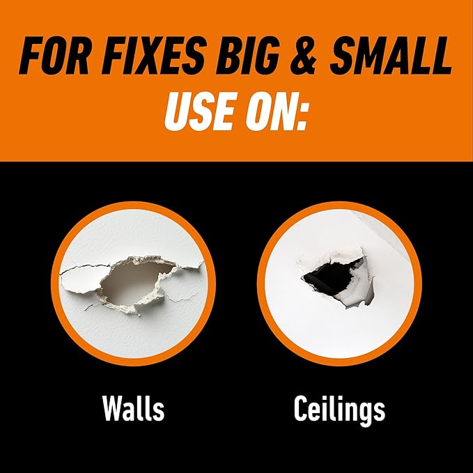 Gorilla Heavy Duty Wall Repair Spackling + Primer, 16 Ounce Tub,White