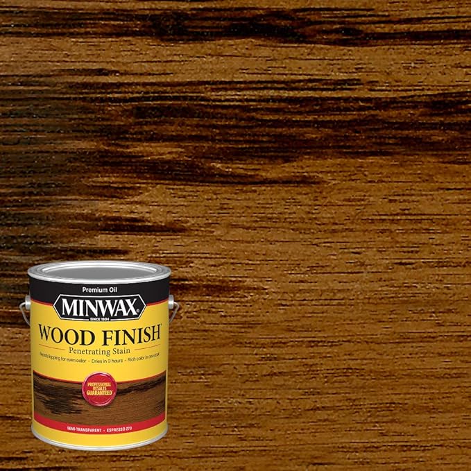 Minwax 710990000 Wood Finish 250 VOC Compliant, Espresso Stain, Gallon
