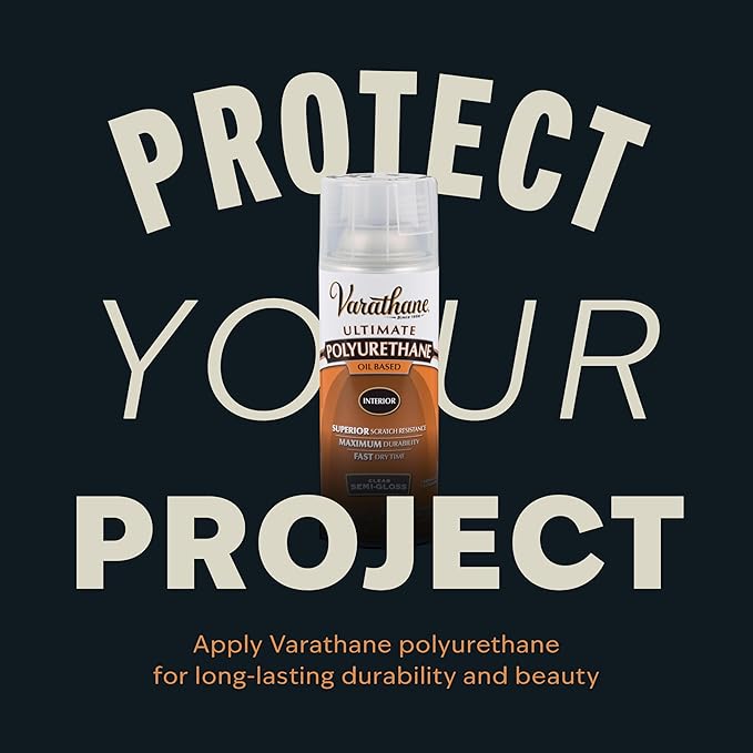 Varathane Premium Fast Dry Wood Stain Spray | 1 Hour Dry Time | 1 Coat Color | Interior Wood Stain | Furniture, Cabinets, Doors, Trim | 10.25 oz | 6 Pack | American Walnut