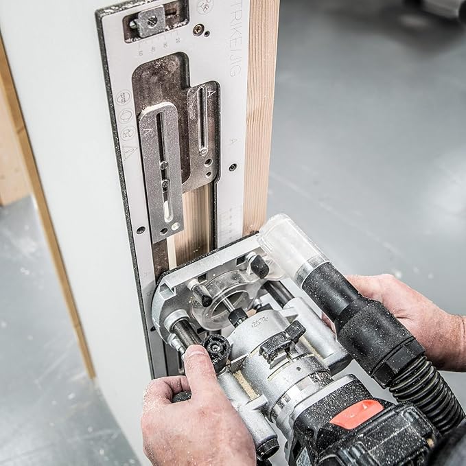 Trend Door Installation Kit, Includes the Adjustable AnyDoor (2'6"–9'), Foot-Operated Door Lifter, Door Stand, Lock & Strike Plate Jigs and Professional Router Bit, U*H/JIG/D9/B3