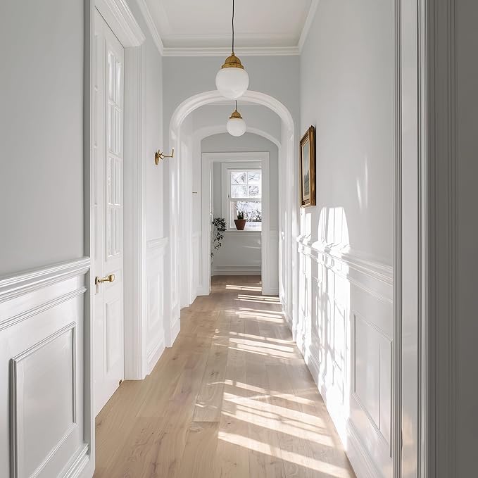 EVOLVE Ultimate White Paint & Primer in One, Semi-Gloss White, 1 Gallon – Interior & Exterior, One-Coat Coverage, Excellent Hide, Low Odor, Low VOC, Washable Paint for Walls, Ceilings & Trim