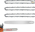 20 Inch Chainsaw Bar & Chain Combo for Stihl 20" 3/8" Pitch, .050" Gauge 72 Drive Links Fits Stihl 030 036 MS360 MS660 MS361 044 MS441 Replacement Chain Saw Bar for STIHL (3 Chains+ 1Bar)