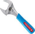 Channellock Adjustable Wrench 8WCB - Wide Jaw, 1-1/2 In. Capacity - 8-Inch
