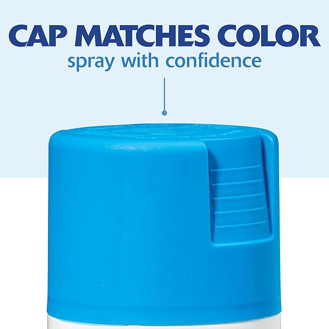 Rust-Oleum 334085-2PK Painter's Touch 2X Ultra Cover Spray Paint, 12 oz, Satin Oasis Blue, 2 Pack