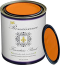 Retique It® Chalk Finish Paint by Renaissance, 16oz Pumpkin - Non Toxic, Eco-Friendly Chalk Furniture & Cabinet Paint - 16 oz (Pint), Pumpkin