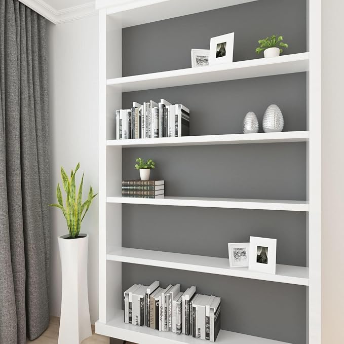 17.7"x200" Grey Peel and Stick Wallpaper Grey Contact Paper Grey Wallpaper for Walls Removable Wallpaper Matte Grey Contact Paper for Cabinets Shelves Decorative Solid Grey Wall Paper Vinyl