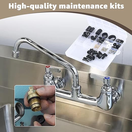 B-6RK Repair Kit Compatible with T&S Brass Faucets Replacement for T&S Brass B-6RK Faucets Repair Kit Includes Parts for Various Sink Valves
