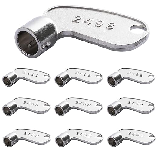 Heavy Equipment lgnition Key, 10 Pcs Mitsu 2498 Key for Lsuzu, Mitsu, Magnum, Kobelco, TCM, Bomag 8-94402498
