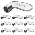 Heavy Equipment lgnition Key, 10 Pcs Mitsu 2498 Key for Lsuzu, Mitsu, Magnum, Kobelco, TCM, Bomag 8-94402498