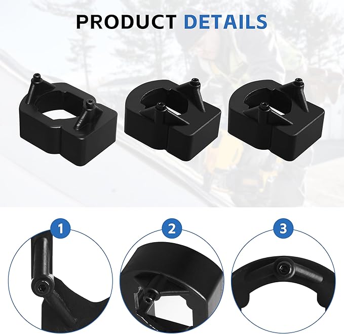 2025 Upgrade DCN45RN Vinyl Siding Adaptor Tip for Dewalt siding nailer Roofing Nailer Cordless 20v DCN45RND1, DCN45RNB (AA&B style)3 Pack