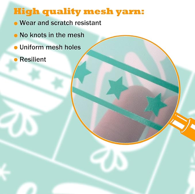 Home Sweet Home Screen Stencil, Chalk Paint Screen Transfer, Reusable Self-Adhesive Screen Printing Stencils for Wood, Fabric, Pillows, Walls DIY Home Decor.
