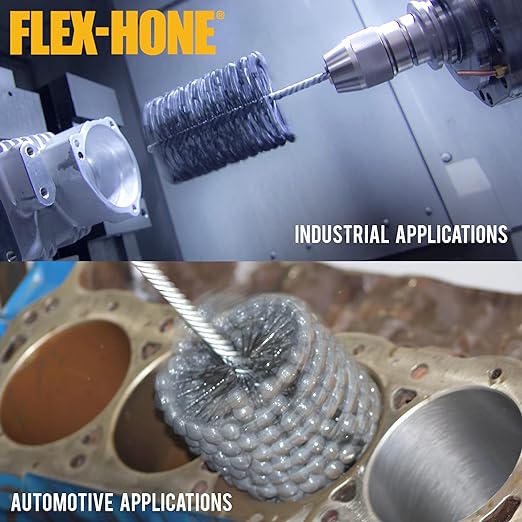 Brush Research GBD41440 Flex-Hone®, 4-1/4" (108mm) Diameter, 40 Grit, Silicon Carbide, for Mild Steel, Stainless Steel Cast Iron and Softer Ferrous Materials