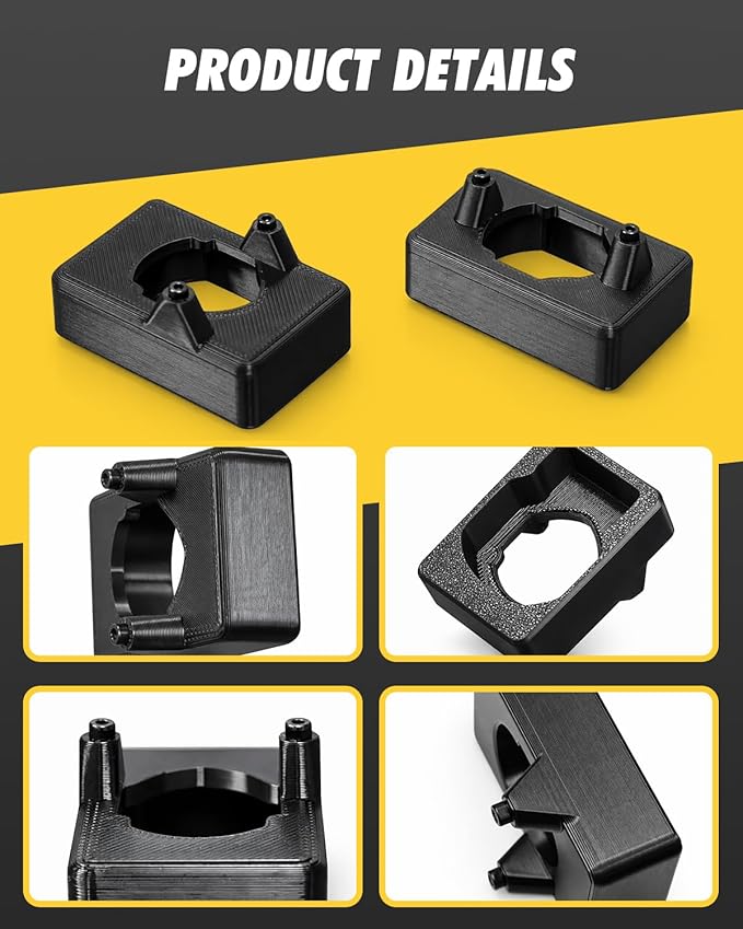 Upgraded DCN45RN Vinyl Siding Adaptor Tips (2 Pack) for DeWalt 20V Cordless Roofing Nailer, Compatible with DCN45RNB & DCN45RND1，Horizontal & Vertical Tips
