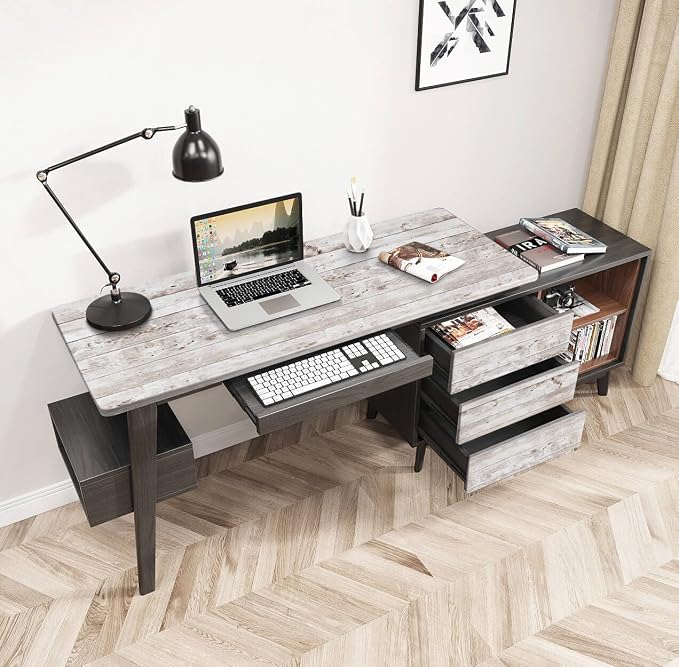 Heroad 17.7''x196'' Contact Paper Peel and Stick Wallpaper Wood Grain Contact Paper for Cabinets Countertop Waterproof Removable Wallpaper Self Adhesive Decorative Shiplap Papel Tapiz para Pared