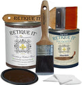 Retique It Chalk Furniture Paint by Renaissance DIY, 6 Piece Set, 14 Arabian Coffee, 32 Ounces